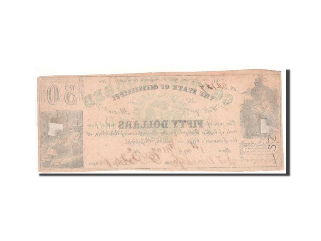 Banknote, United States, 50 Dollars, 1862, AU(55-58)