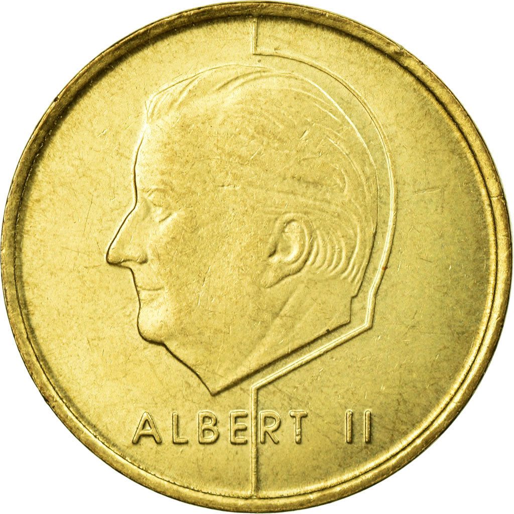 Münze, Belgien, Albert II, 5 Francs, 5 Frank, 1998, Brussels, SS