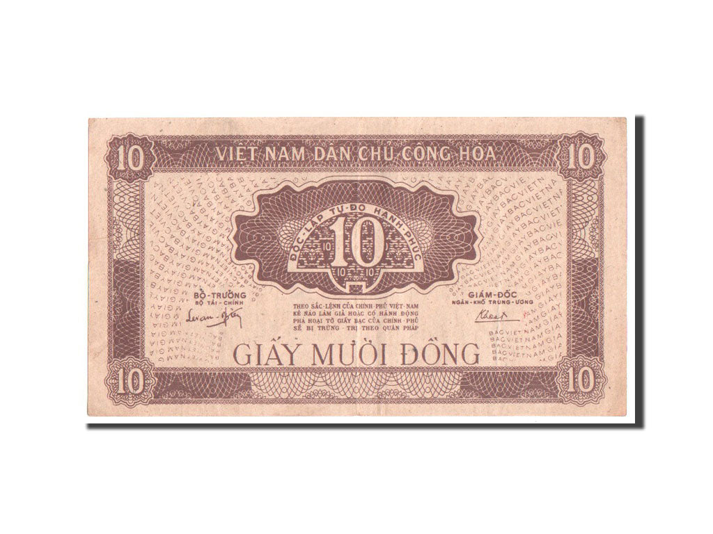 Banconote, Vietnam, 10 D<ox>ng, 1948, BB+