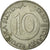 Coin, Slovenia, 10 Tolarjev, 2000, EF(40-45), Copper-nickel, KM:41