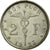 Coin, Belgium, 2 Francs, 2 Frank, 1923, EF(40-45), Nickel, KM:91.1