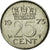Moeda, Países Baixos, Juliana, 25 Cents, 1973, EF(40-45), Níquel, KM:183