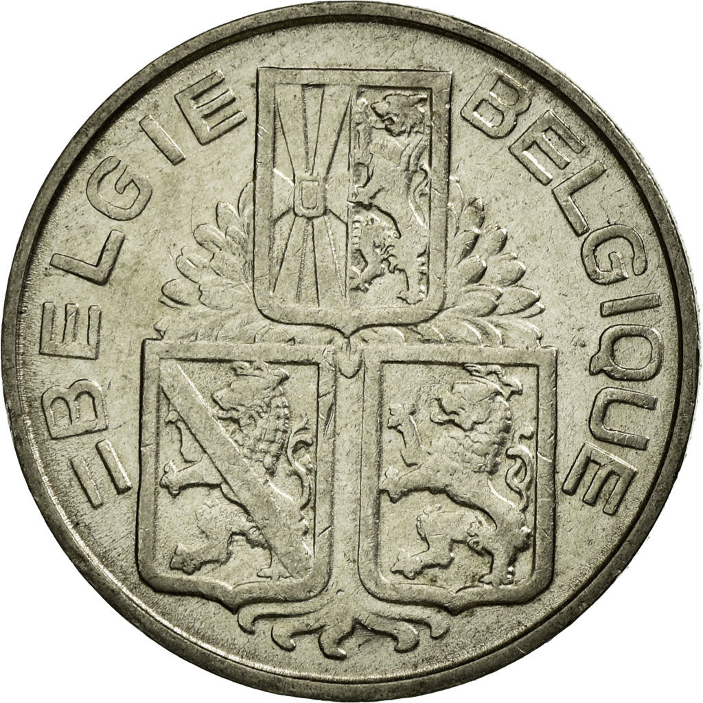 Coin, Belgium, Franc, 1939, EF(40-45), Nickel, KM:120
