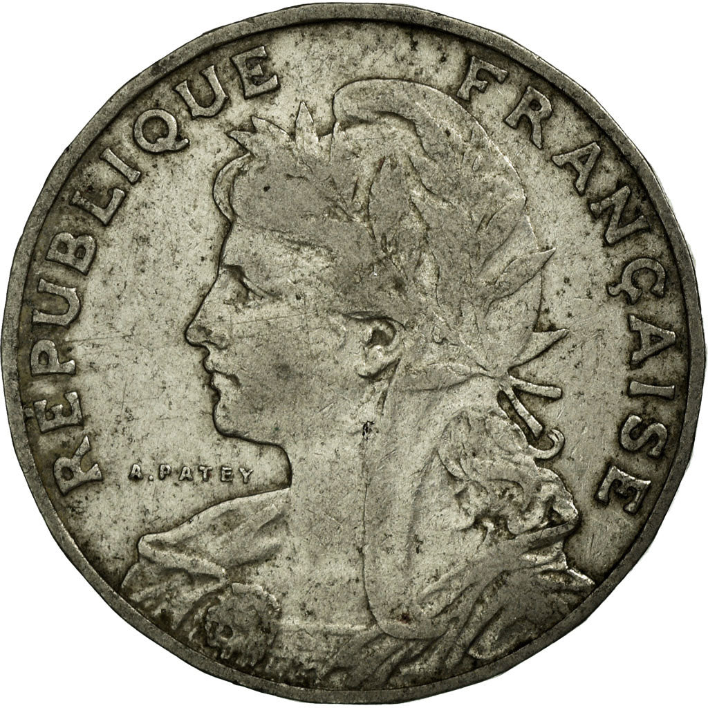 Moneda, Francia, Patey, 25 Centimes, 1905, BC+, Níquel, KM:856, Gadoury:364