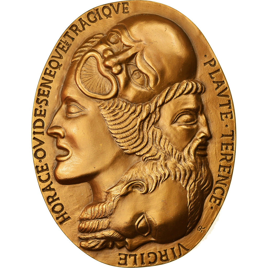 France, Médaille, Le Tragique, Horace, Ovide, Sénèque, Arts & Culture, 1984