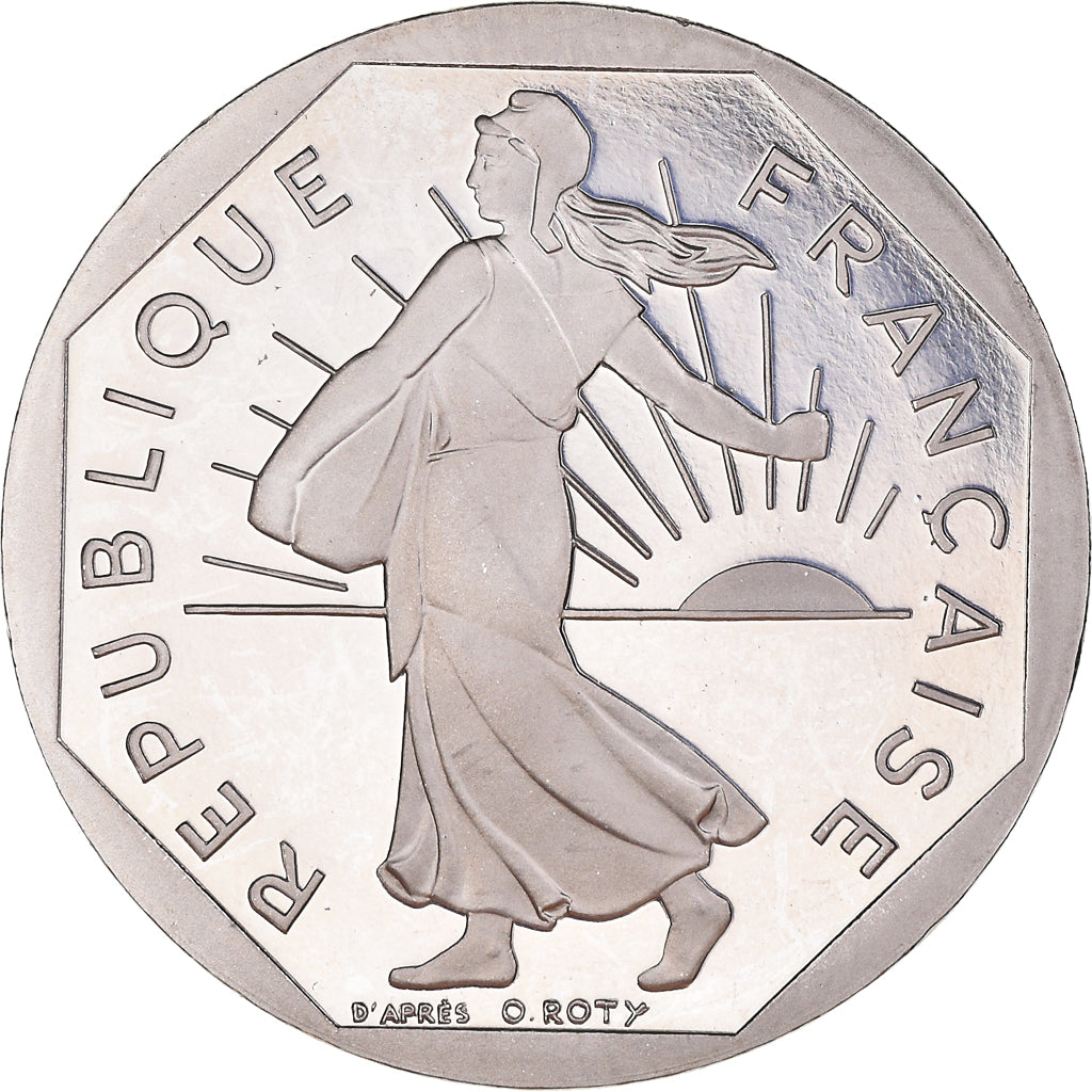 Coin, France, Semeuse, 2 Francs, 2000, Paris, Proof, MS(64), Nickel, KM:942.2