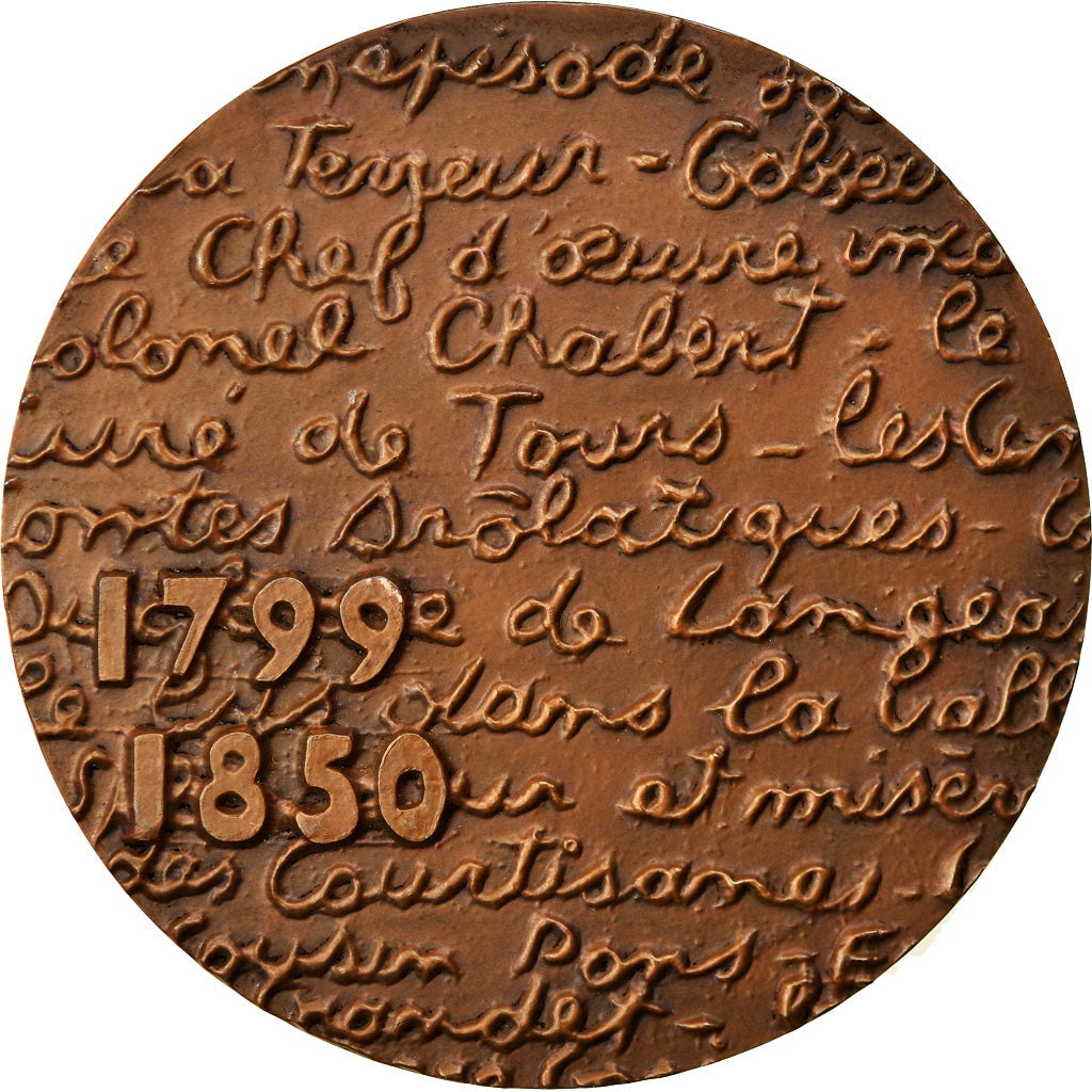 France, Medal, Littérature, Honoré de Balzac, Arts & Culture, Revol, MS(63)