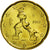 Itália, 20 Euro Cent, 2002, MS(63), Latão, KM:214