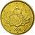 Itália, 50 Euro Cent, 2002, MS(63), Latão, KM:215