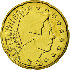 Luxemburgo, 20 Euro Cent, 2002, SC, Latón, KM:79