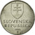 Moneda, Eslovaquia, 2 Koruna, 1993, MBC, Níquel chapado en acero, KM:13