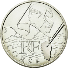 Francia, 10 Euro, Corse, 2010, SPL, Argento, KM:1658