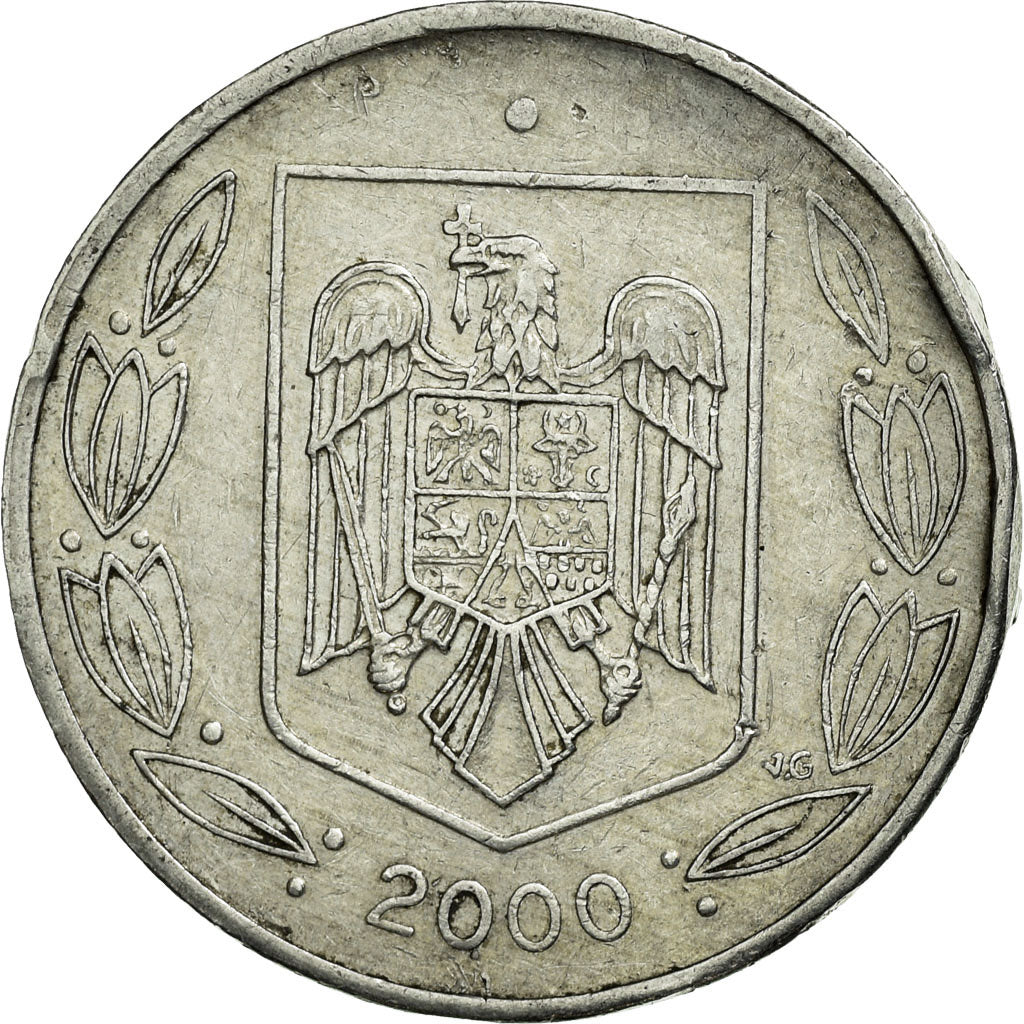 Moneta, Romania, 500 Lei, 2000, BB, Alluminio, KM:145