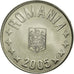 Münze, Rumänien, 10 Bani, 2005, Bucharest, VZ, Nickel plated steel, KM:191