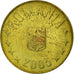 Coin, Romania, Ban, 2005, EF(40-45), Brass plated steel, KM:189