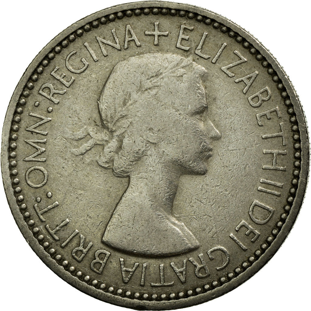 Coin, Great Britain, Elizabeth II, Shilling, 1953, EF(40-45), Copper-nickel