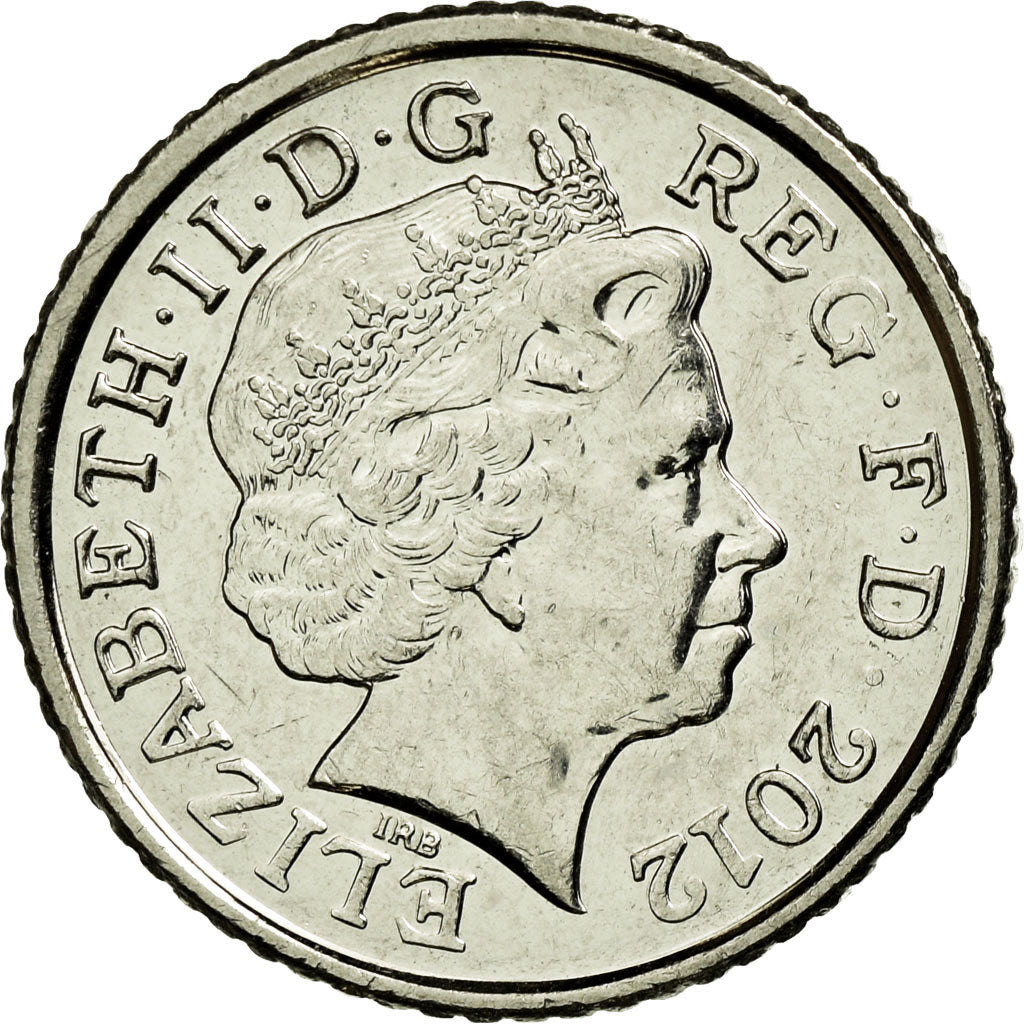 Moeda, Grã-Bretanha, Elizabeth II, 5 Pence, 2012, British Royal Mint
