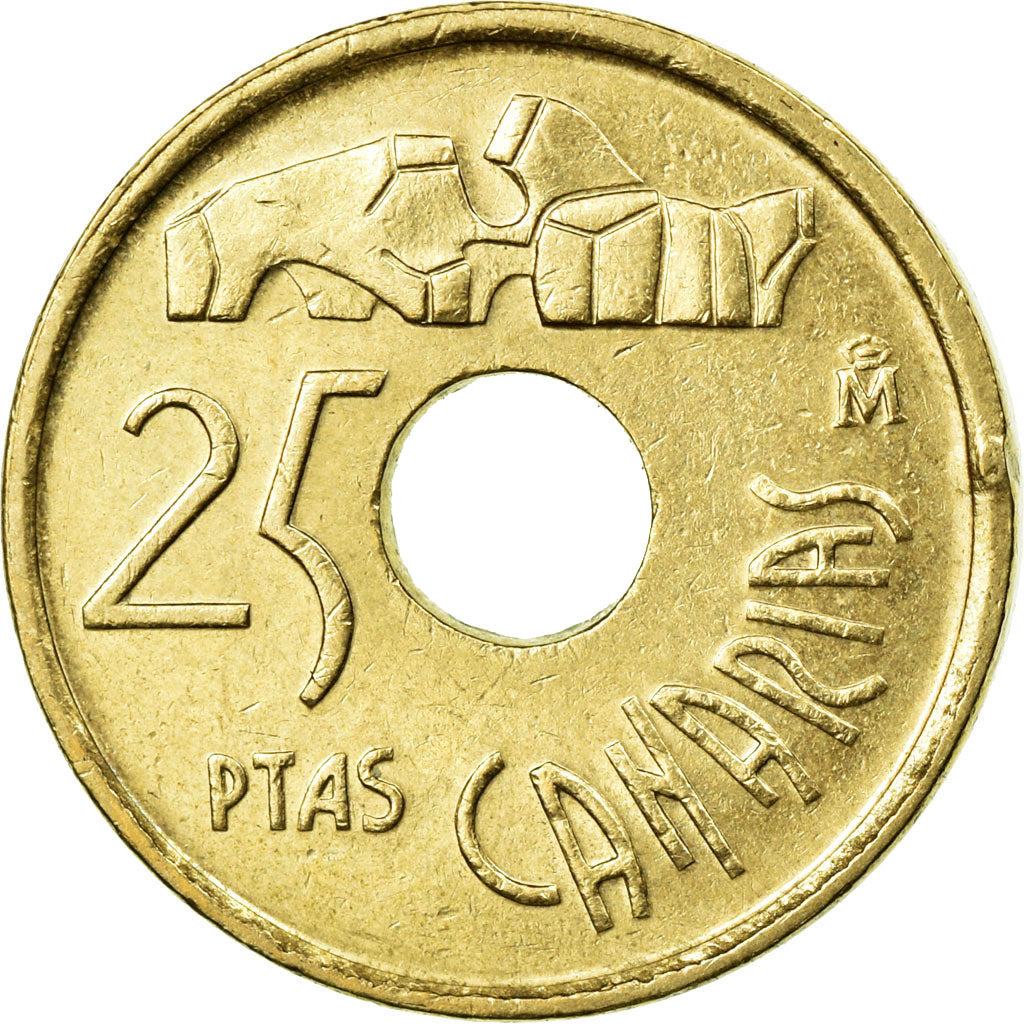 Munten, Spanje, Juan Carlos I, 25 Pesetas, 1994, Madrid, PR, Aluminum-Bronze