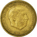 Coin, Spain, Francisco Franco, caudillo, Peseta, 1956, EF(40-45)