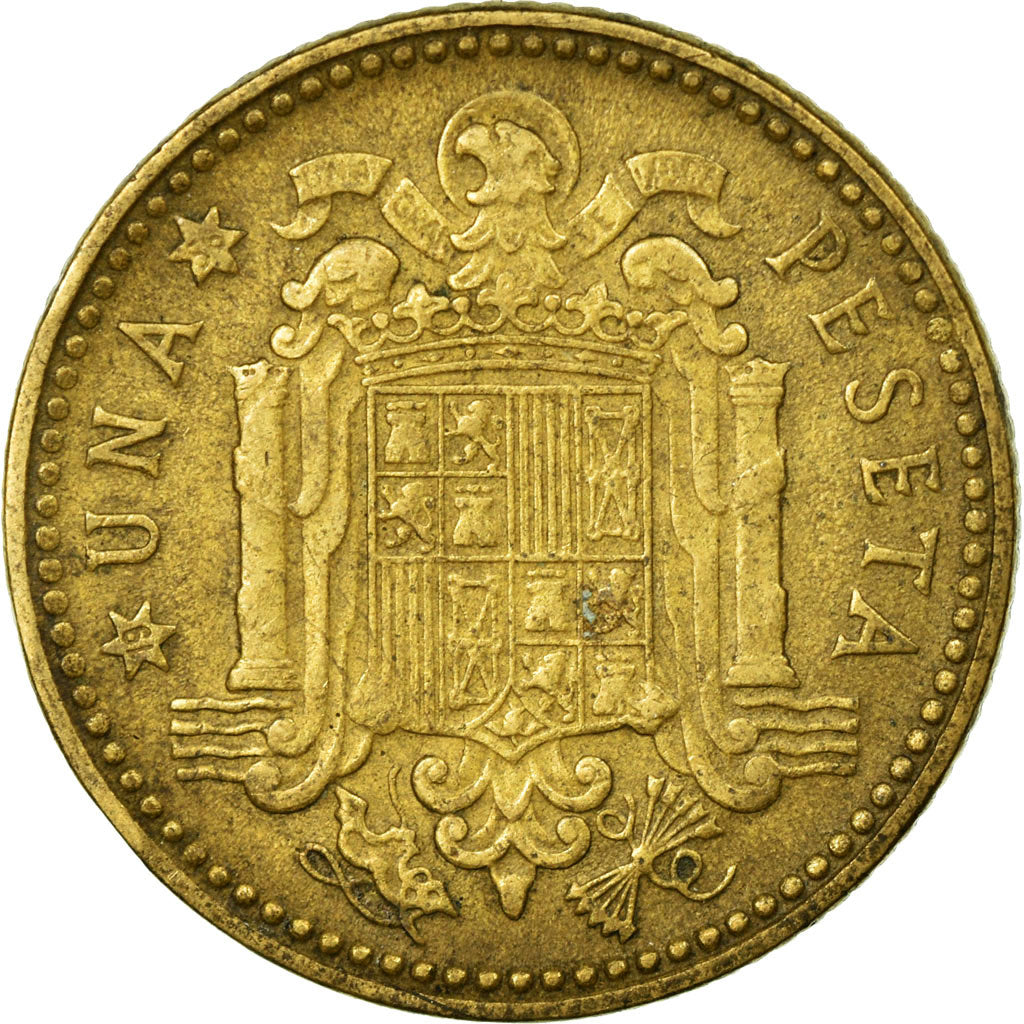 Moneta, Hiszpania, Francisco Franco, caudillo, Peseta, 1956, EF(40-45)