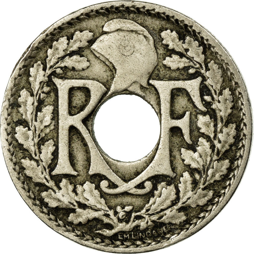 Moneta, Francia, Lindauer, 10 Centimes, 1918, Paris, BB, Rame-nichel, KM:866a