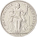 Coin, New Caledonia, 5 Francs, 1990, Paris, AU(55-58), Aluminum, KM:16