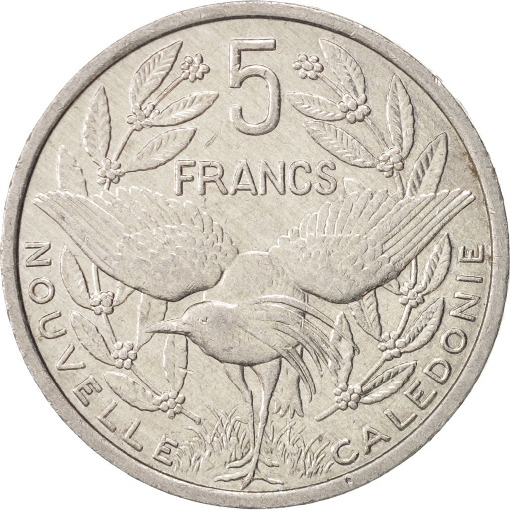Monnaie, Nouvelle-Calédonie, 5 Francs, 1990, Paris, SUP, Aluminium, KM:16