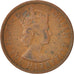 Coin, East Caribbean States, Elizabeth II, 2 Cents, 1965, EF(40-45), Bronze