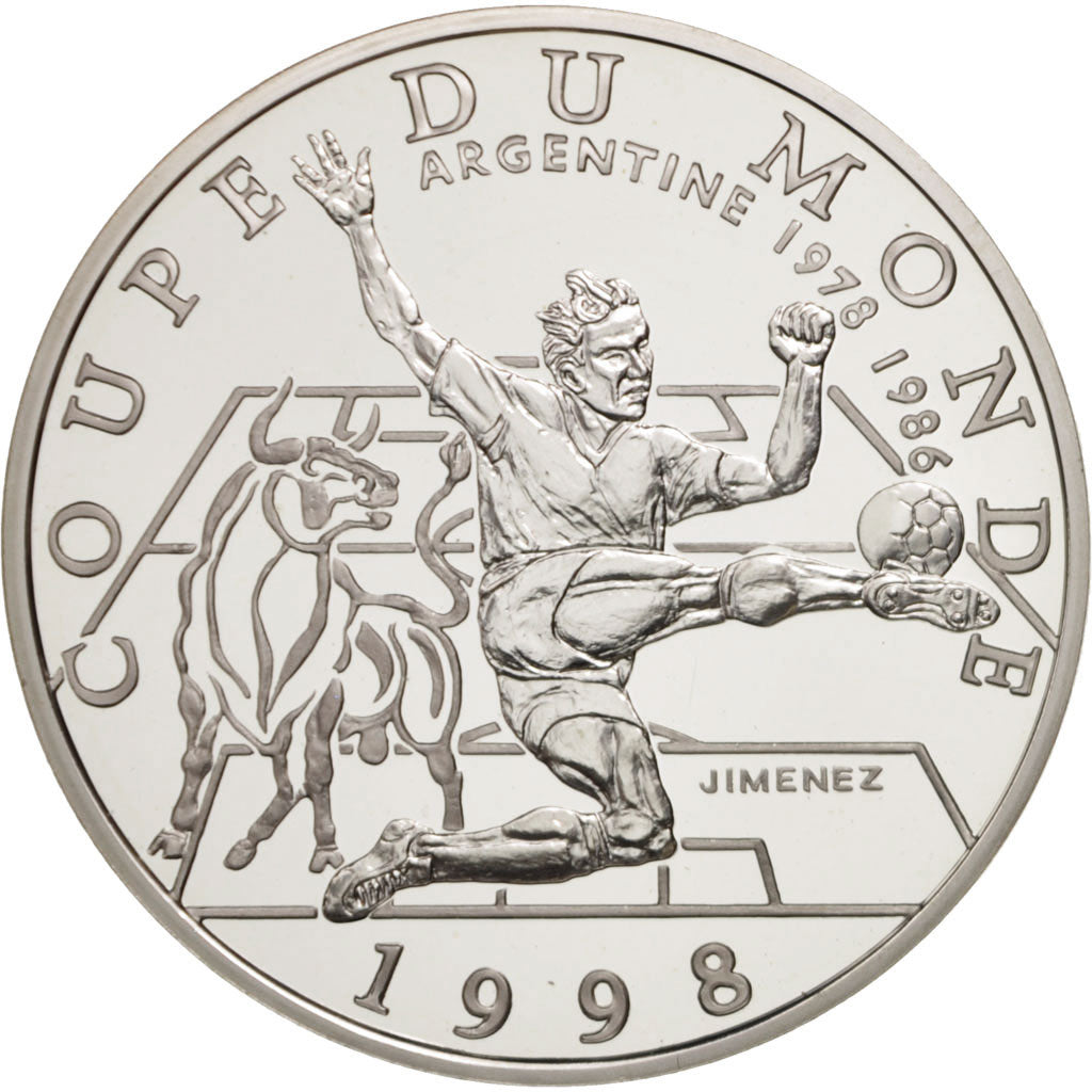 Coin, France, 10 Francs, 1997, MS(65-70), Silver, KM:1161, Gadoury:C173
