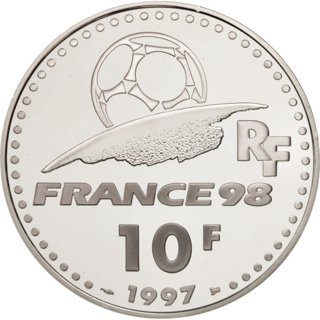 Coin, France, 10 Francs, 1997, MS(65-70), Silver, KM:1161, Gadoury:C173