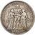 Monnaie, France, Hercule, 5 Francs, 1876, Bordeaux, TB+, Argent, KM:820.2