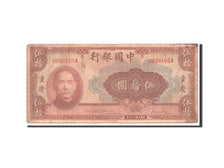 Billet, Chine, 50 Yuan, 1940, TB