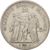 Francia, 5 Francs, Hercule, 1849, Bordeaux, Argento, BB, Gadoury:683, KM:756.4