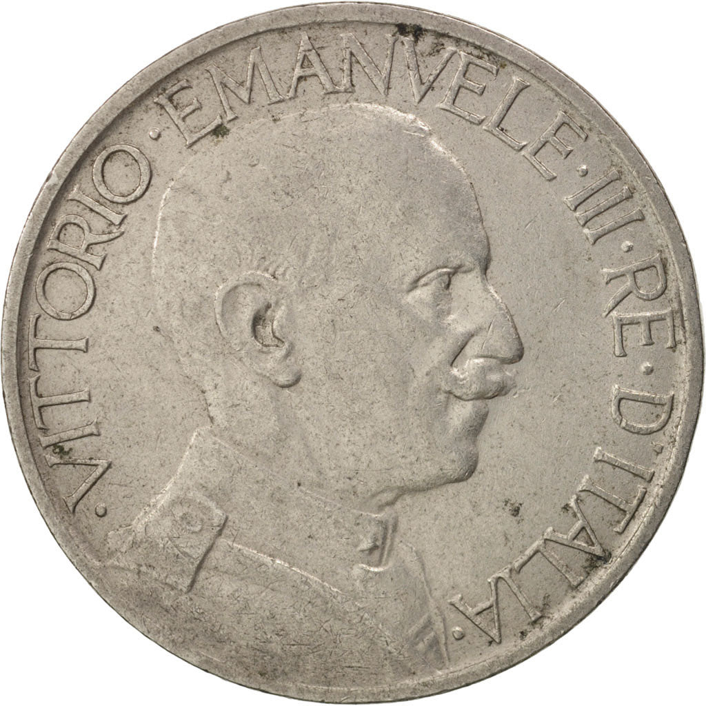 Münze, Italien, Vittorio Emanuele III, 2 Lire, 1923, Rome, SS+, Nickel, KM:63