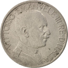 Münze, Italien, Vittorio Emanuele III, 2 Lire, 1923, Rome, SS+, Nickel, KM:63