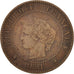 Munten, Frankrijk, Cérès, 2 Centimes, 1891, Paris, FR+, Bronze, KM:827.1