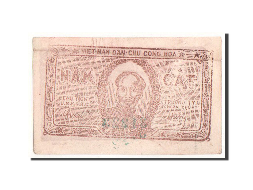 Banknot, Wietnam, 5 Cat, 1949, AU(50-53)