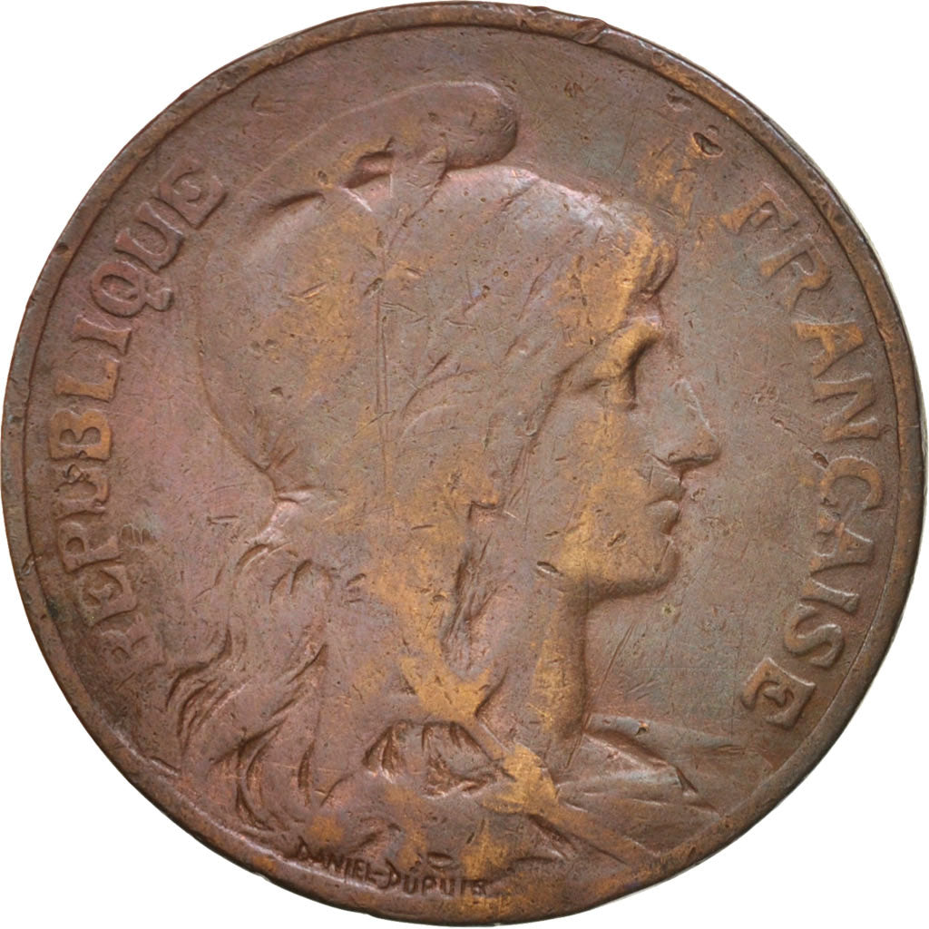 Munten, Frankrijk, Dupuis, 10 Centimes, 1913, Paris, ZF, Bronze, KM:843