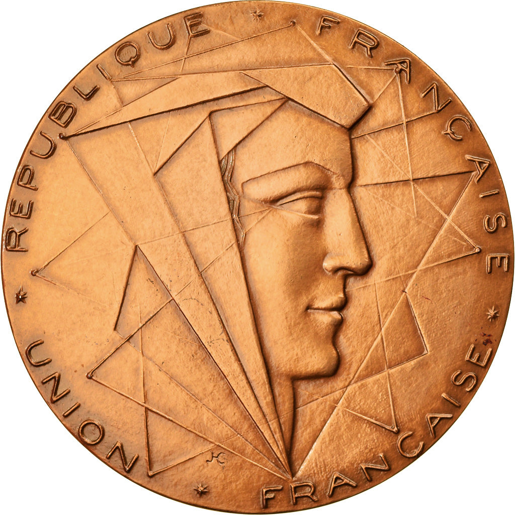 France, Médaille, Président René Coty, Union Française, Politics, Society