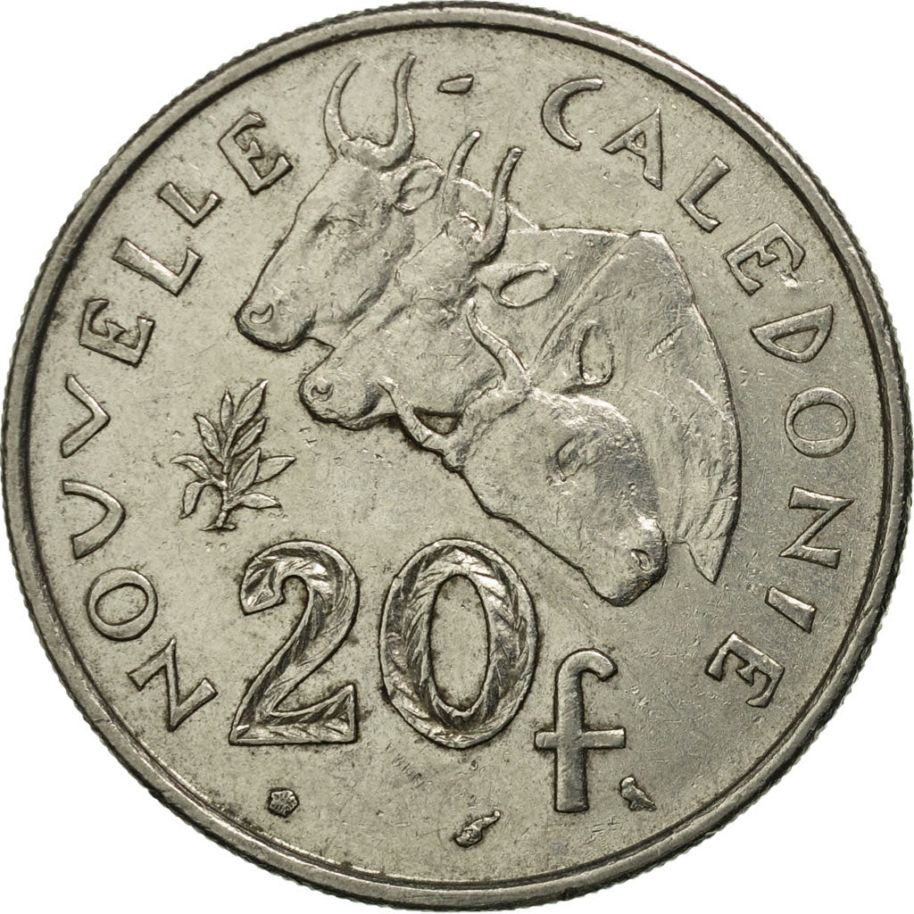 Münze, Neukaledonien, 20 Francs, 1970, Paris, SS+, Nickel, KM:6