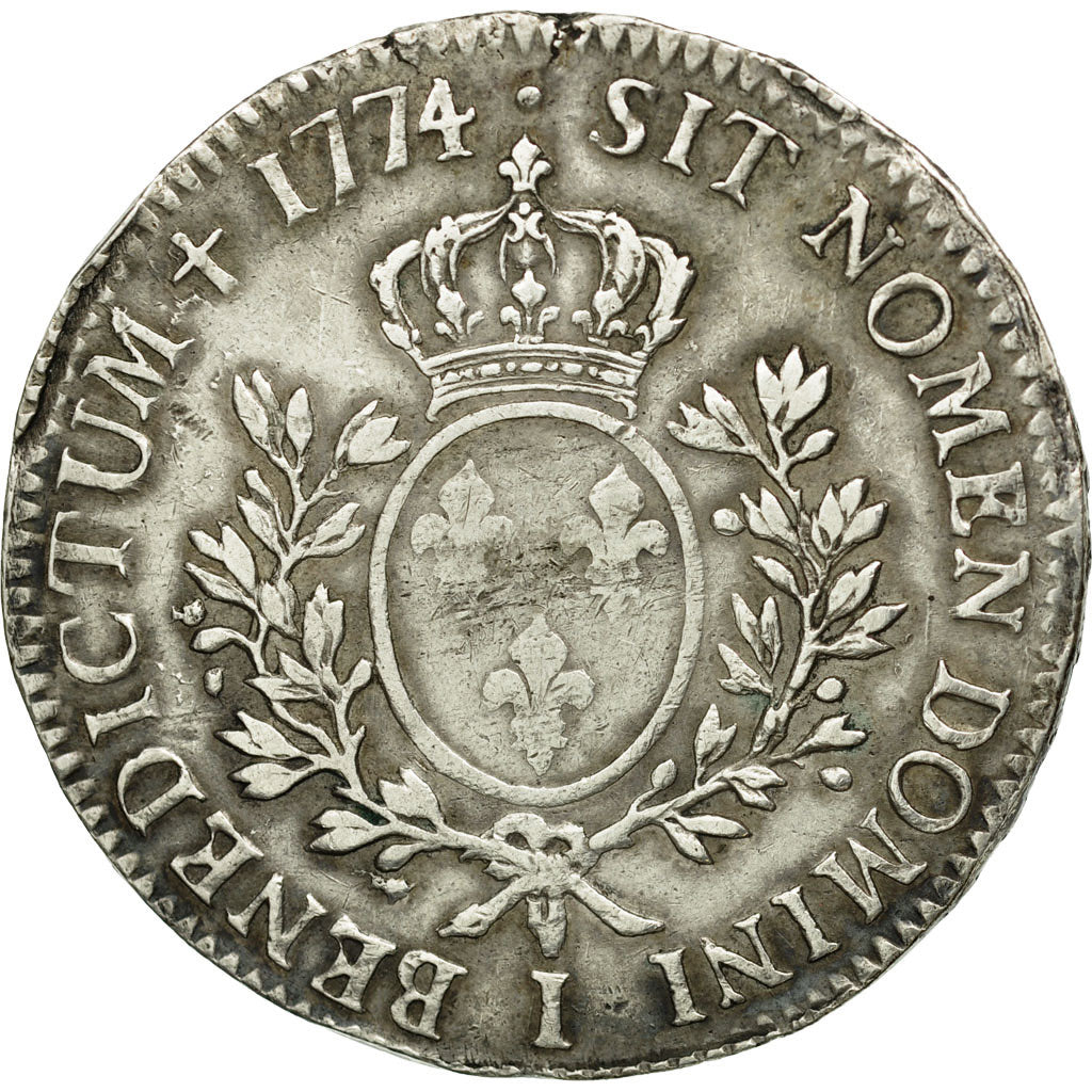 Francia, Louis XV, Écu à la vieille tête, 1774, Limoges, Argento, BB