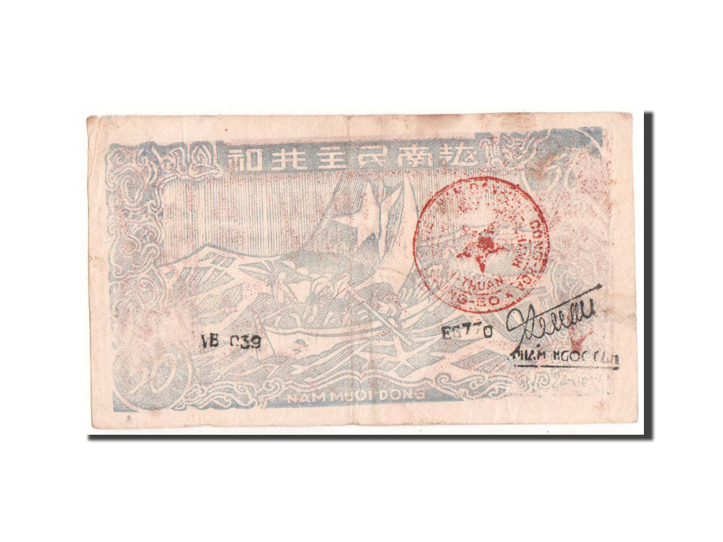 Banconote, Vietnam, 50 D<ox>ng, 1949, BB