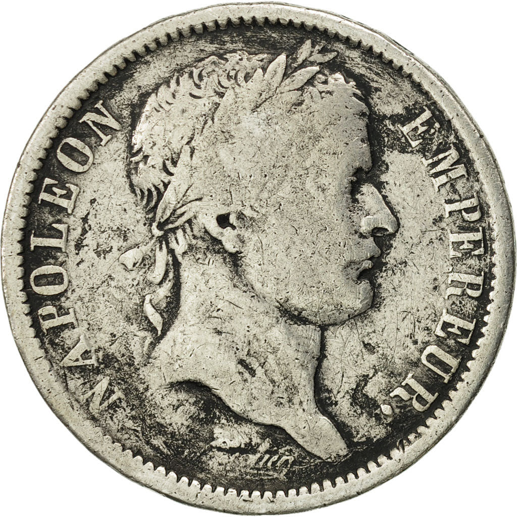 Munten, Frankrijk, Napoléon I, 2 Francs, 1807, Paris, ZG+, Zilver, KM:684.1