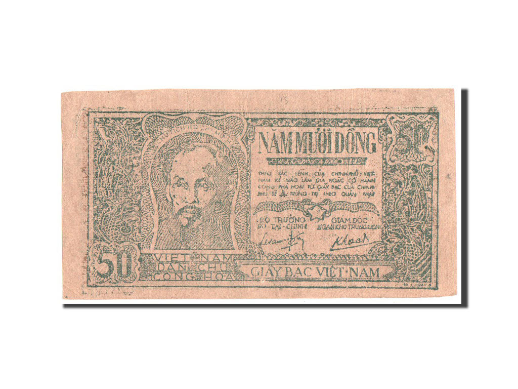 Banconote, Vietnam, 50 D<ox>ng, 1948, BB