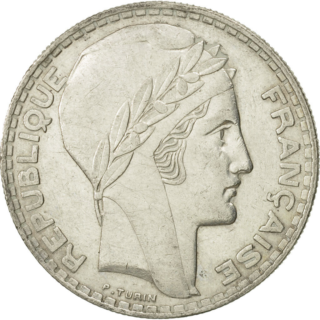 Coin, France, Turin, 20 Francs, 1934, Paris, AU(50-53), Silver, KM:879