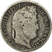 Monnaie, France, Louis-Philippe, 1/2 Franc, 1837, Rouen, B+, Argent, KM:741.2