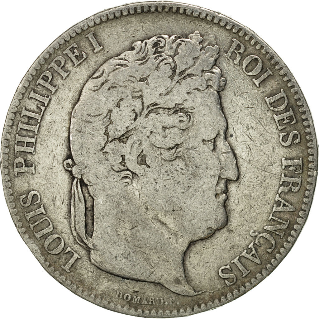 Monnaie, France, Louis-Philippe, 5 Francs, 1833, Bayonne, TB, Argent, KM:749.8