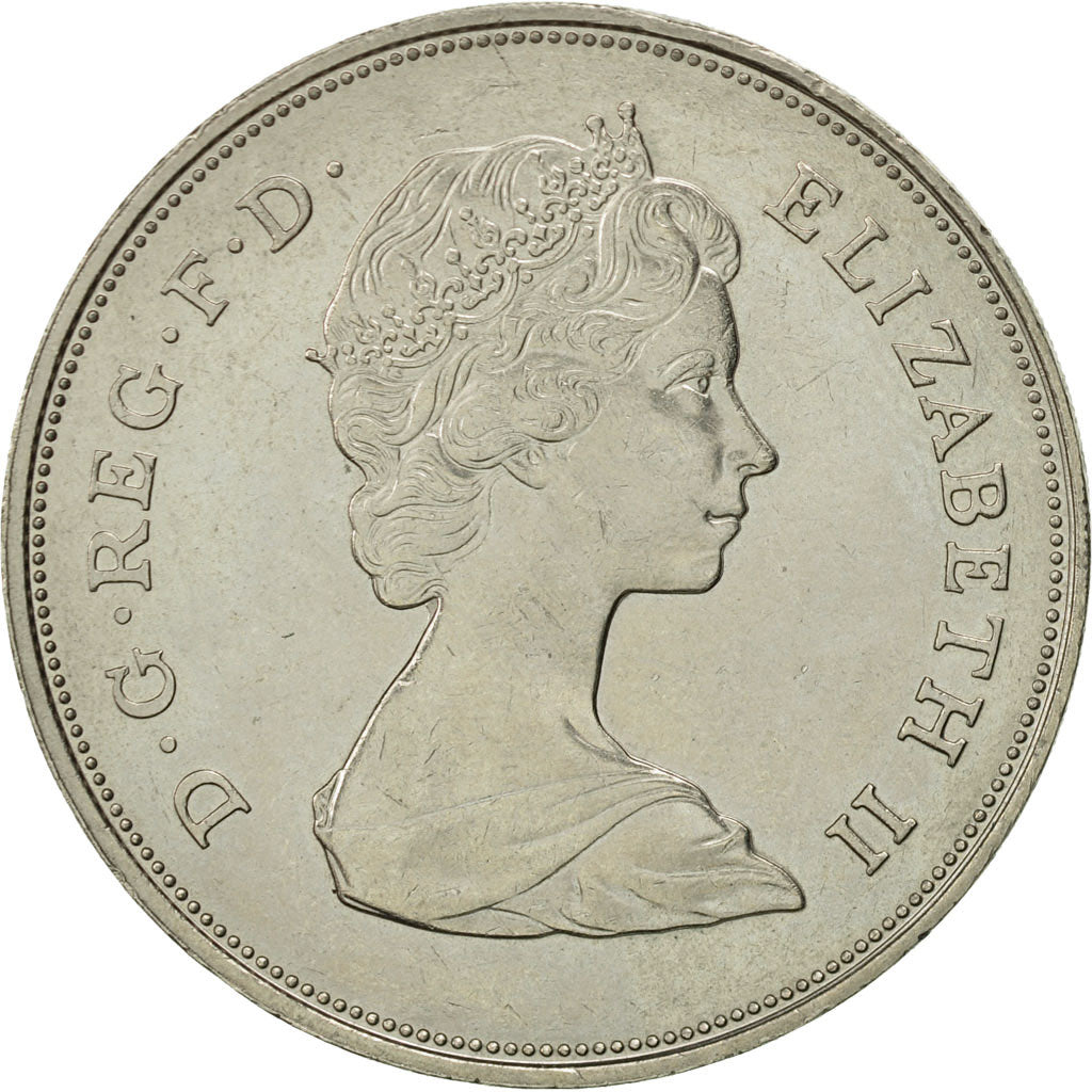 Monnaie, Grande-Bretagne, Elizabeth II, 25 New Pence, 1981, SUP, Copper-nickel
