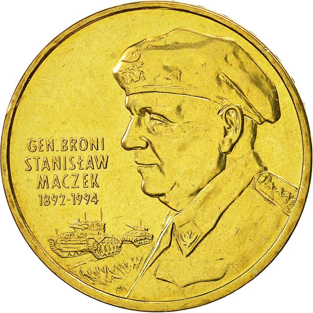 Moneta, Polonia, 2 Zlote, 2003, Warsaw, SPL-, Ottone, KM:456