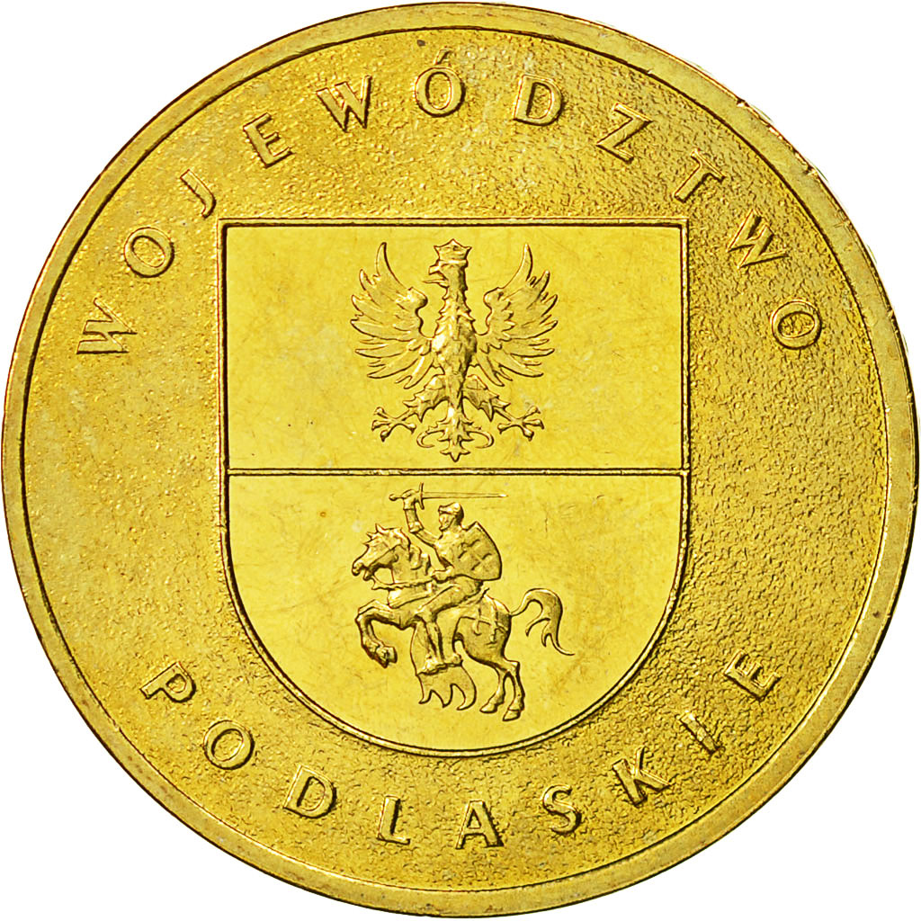 Moneda, Polonia, 2 Zlote, 2004, Warsaw, EBC, Latón, KM:491